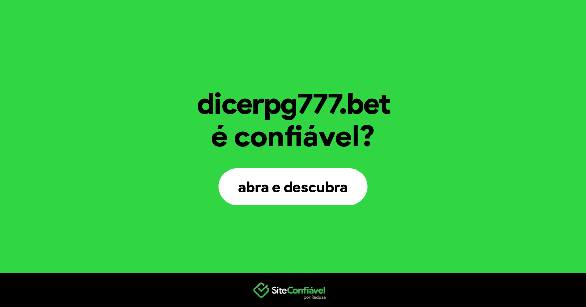 O site dicerpg777.bet é confiável?