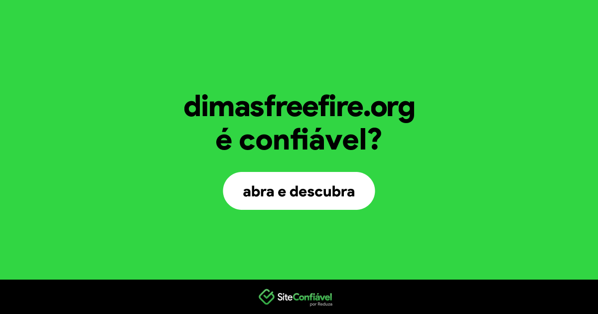 O site dimasfreefire.org é confiável?