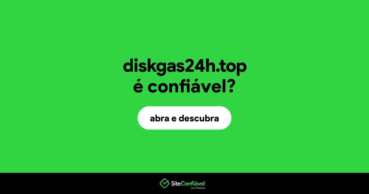 O site diskgas24h.top é confiável?