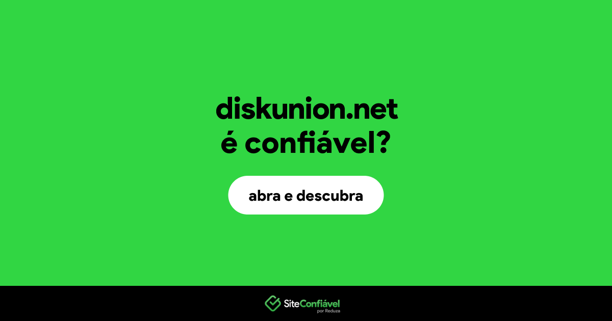 O site diskunion.net é confiável?