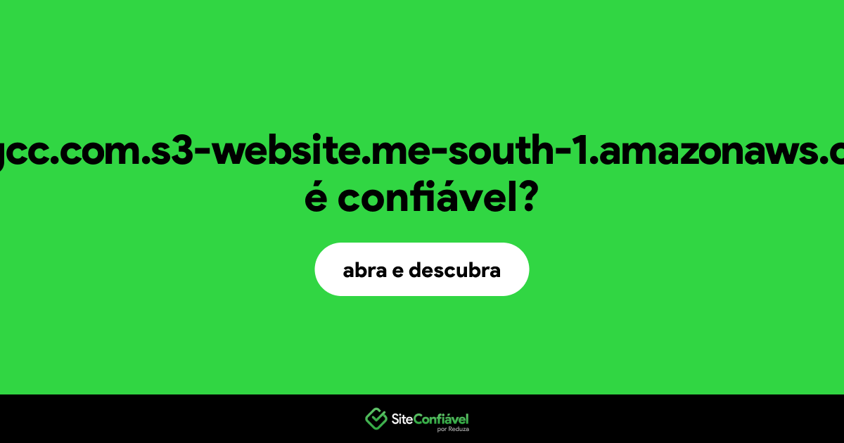 O site dkgcc.com.s3-website.me-south-1.amazonaws.com é confiável?