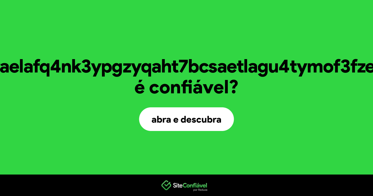 O site dkqwky2yewaelafq4nk3ypgzyqaht7bcsaetlagu4tymof3fze7cskqd.onion é confiável?