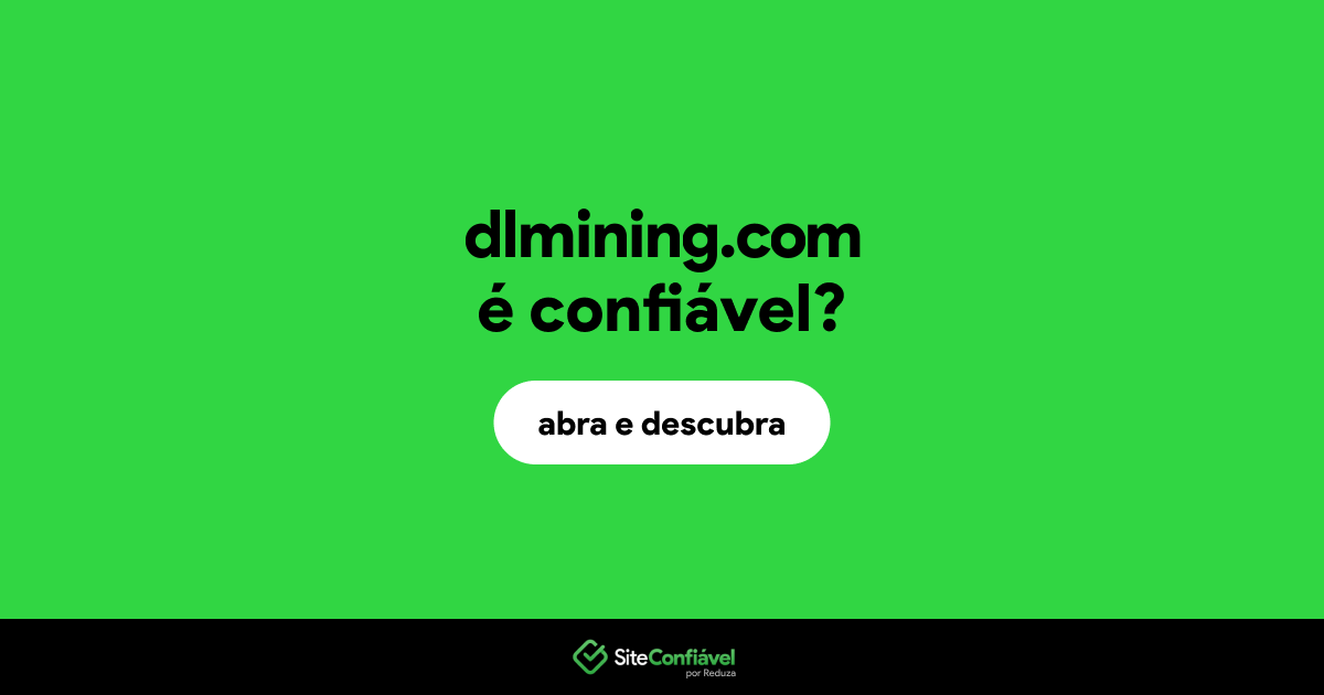 O site dlmining.com é confiável?