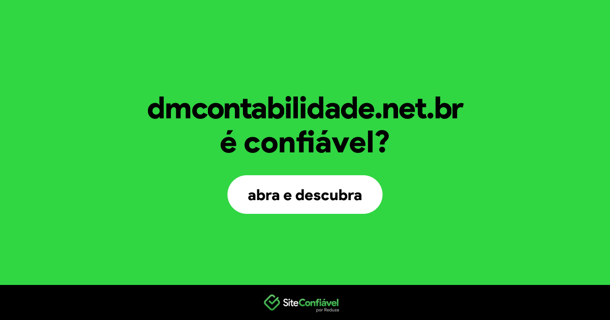 O site dmcontabilidade.net.br é confiável?