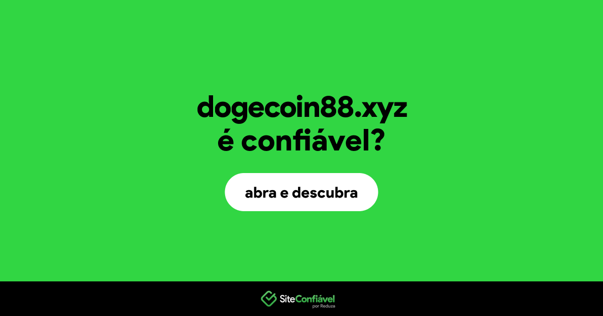 O site dogecoin88.xyz é confiável?
