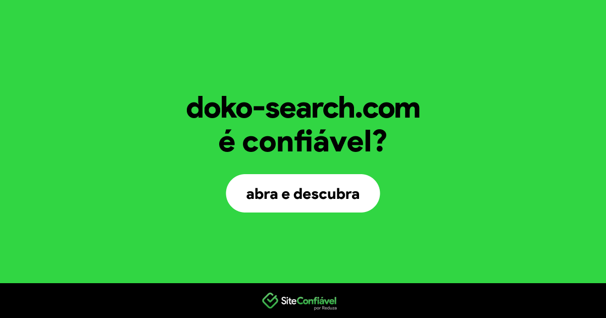 O site doko-search.com é confiável?