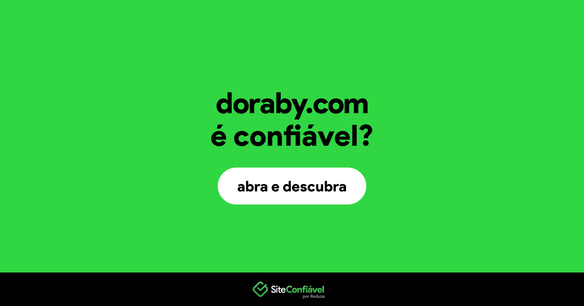 O site doraby.com é confiável?