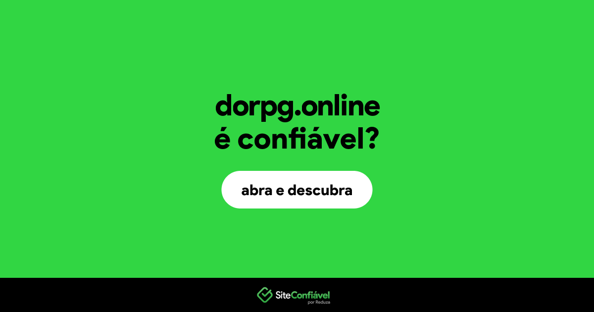 O site dorpg.online é confiável?
