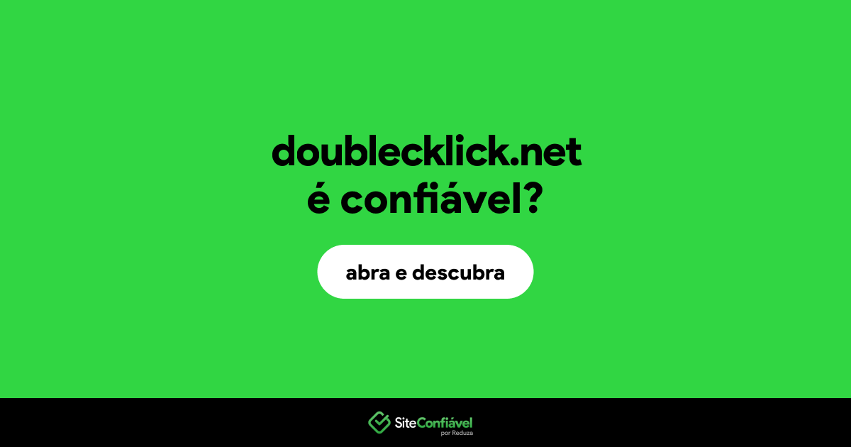 O site doublecklick.net é confiável?