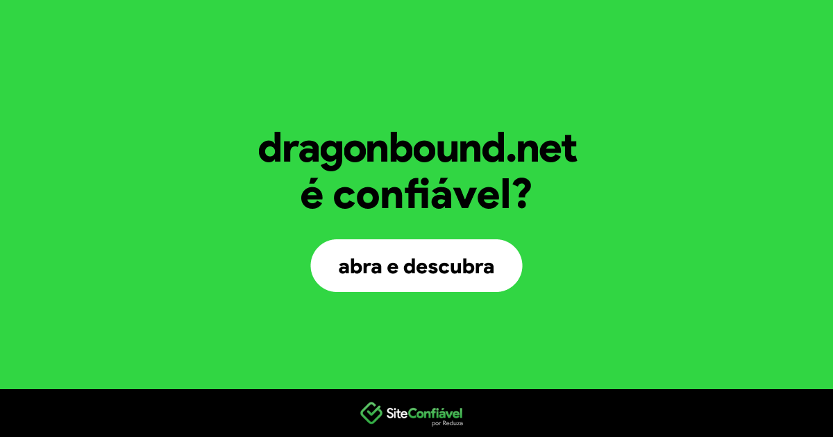 O site dragonbound.net é confiável?