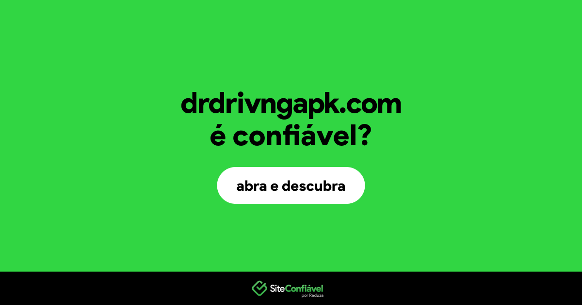 O site drdrivngapk.com é confiável?