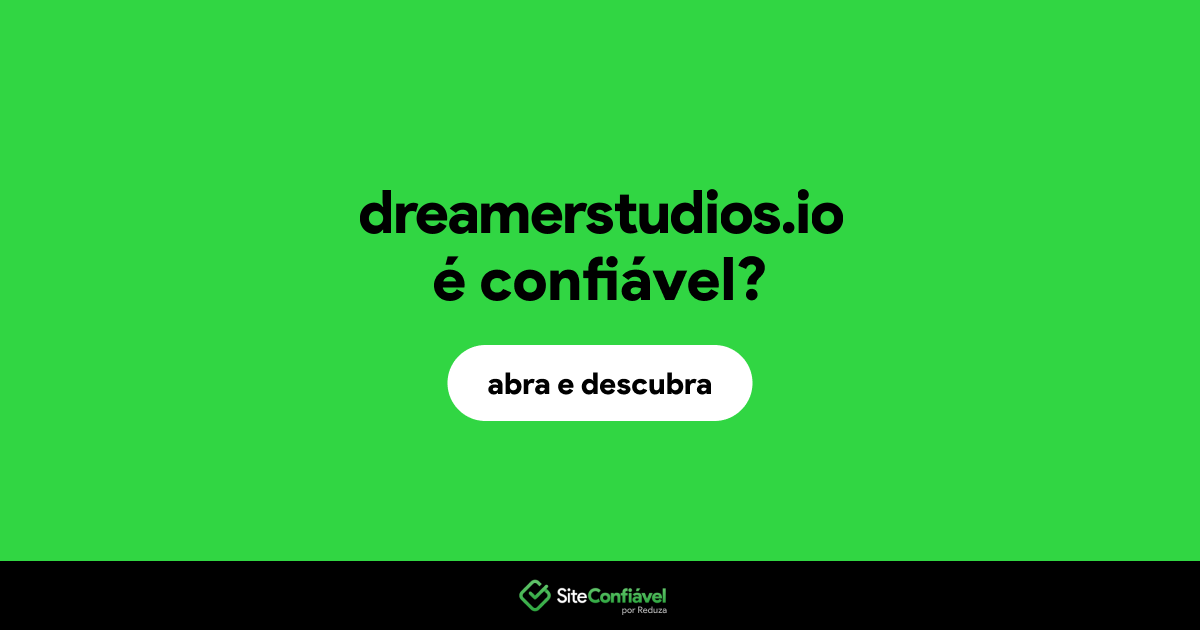O site dreamerstudios.io é confiável?