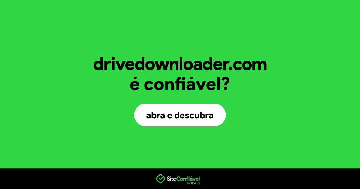 O site drivedownloader.com é confiável?