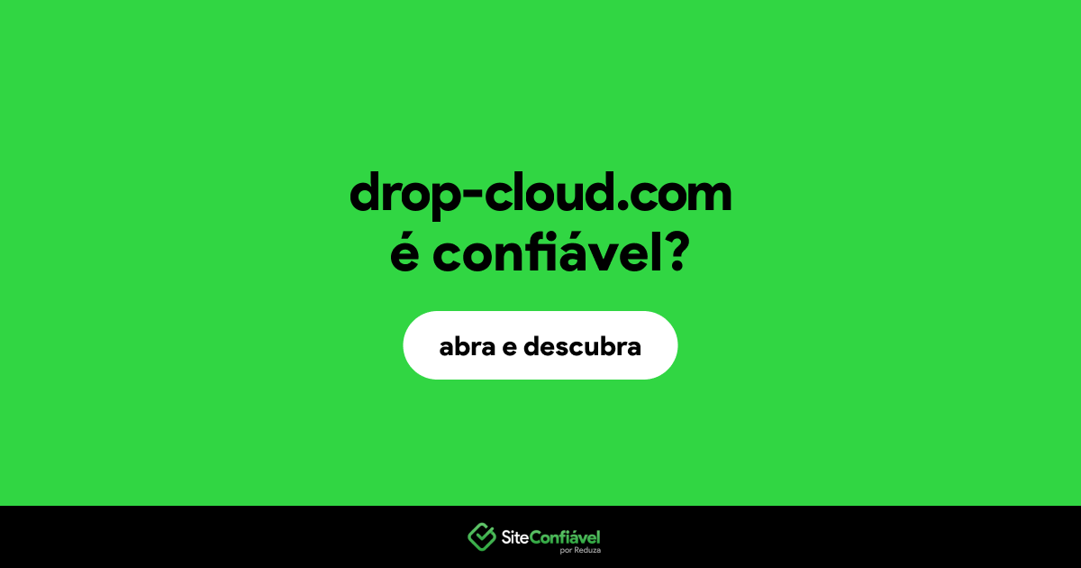 O site drop-cloud.com é confiável?