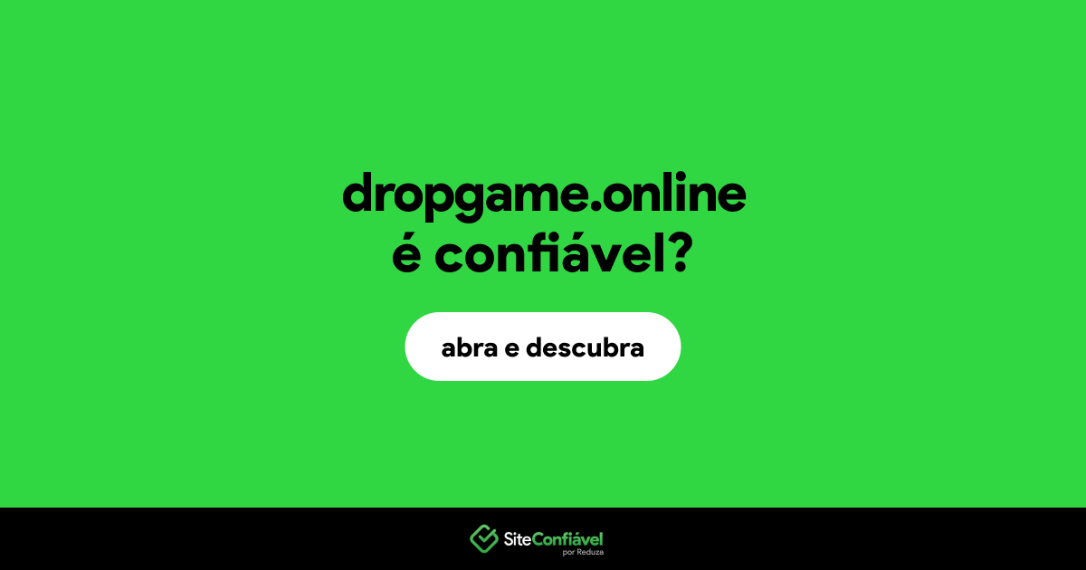 O site dropgame.online é confiável?