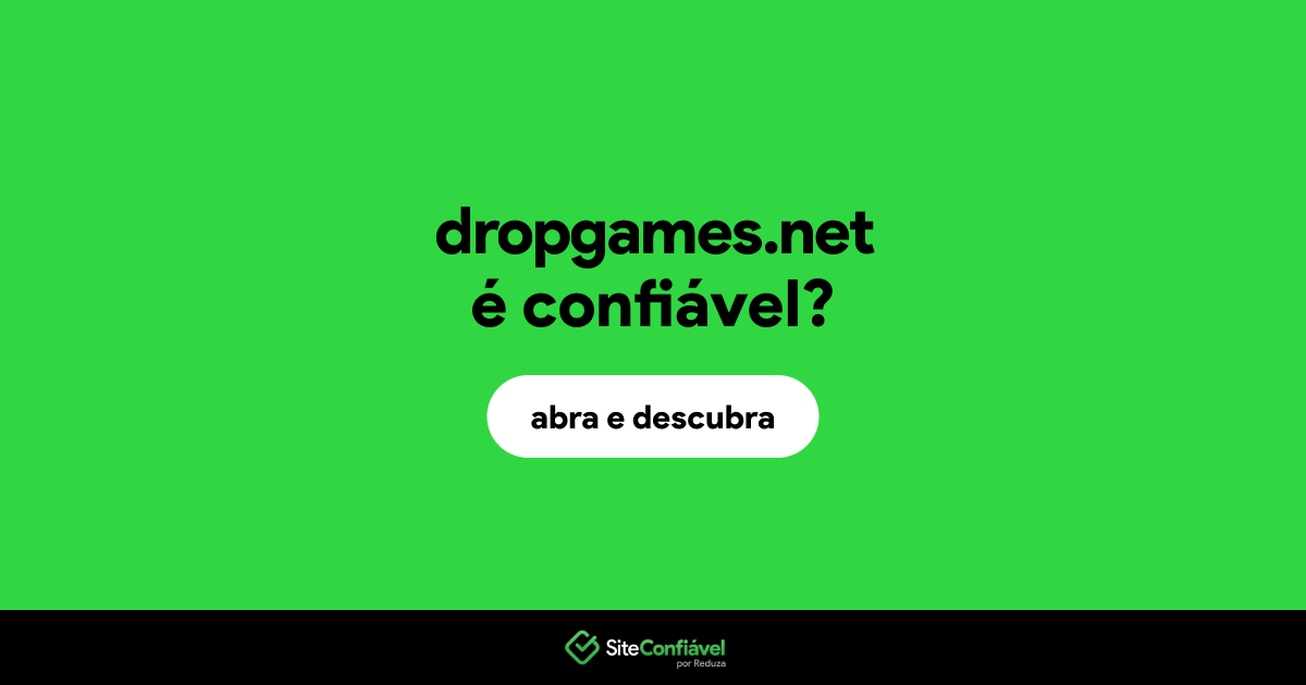 O site dropgames.net é confiável?