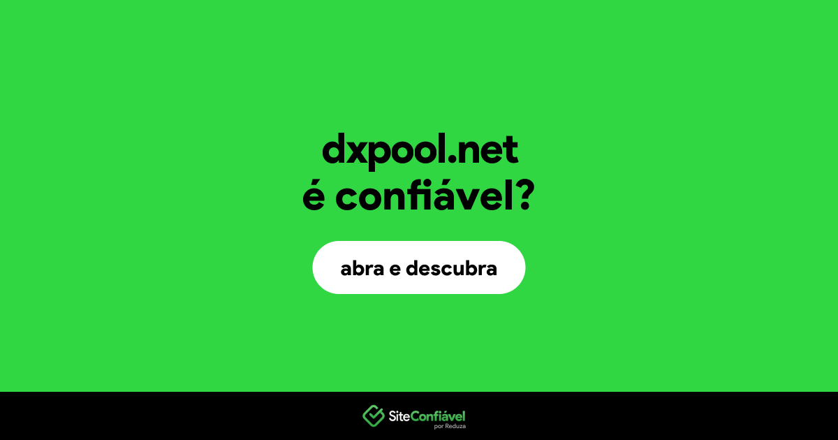 O site dxpool.net é confiável?