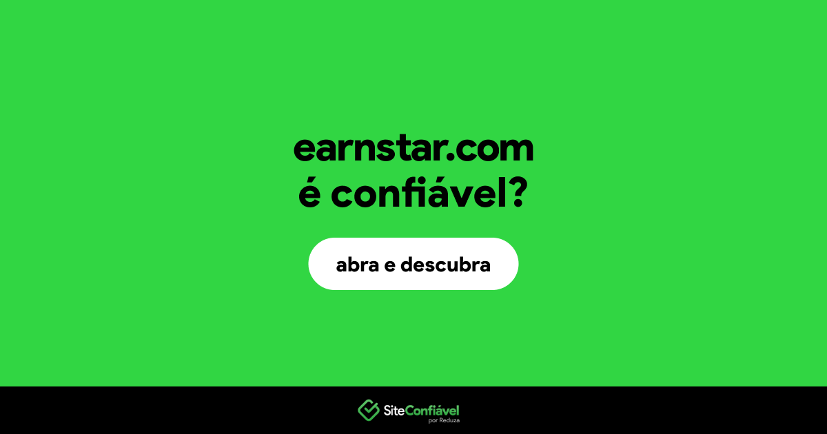 O site earnstar.com é confiável?