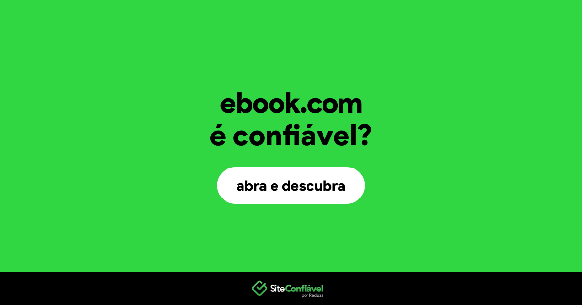 O site ebook.com é confiável?