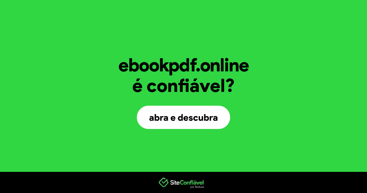 O site ebookpdf.online é confiável?