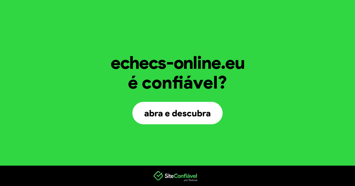 O site echecs-online.eu é confiável?