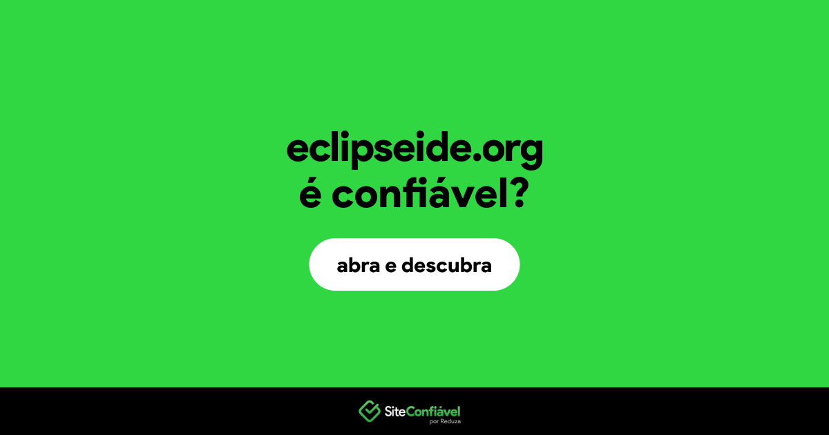 O site eclipseide.org é confiável?