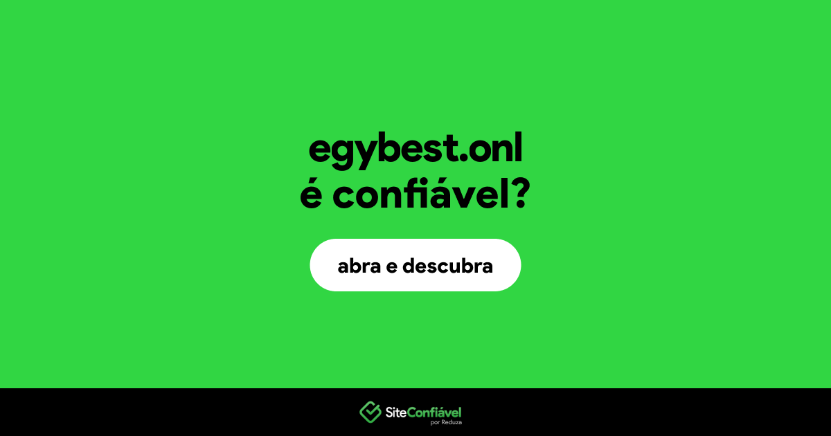 O site egybest.onl é confiável?