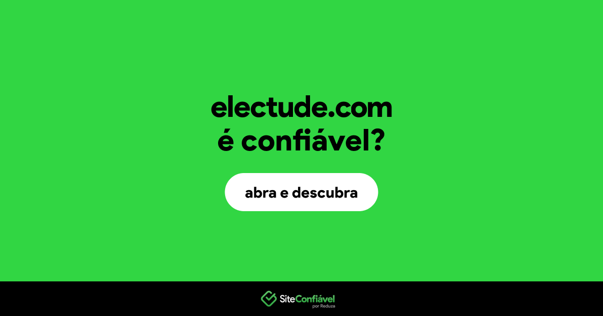 O site electude.com é confiável?