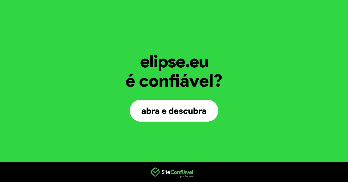 O site elipse.eu é confiável?