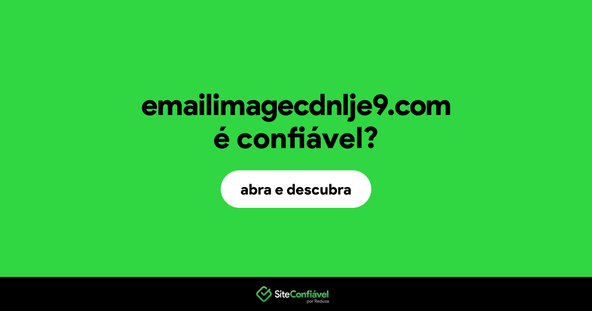 O site emailimagecdnlje9.com é confiável?