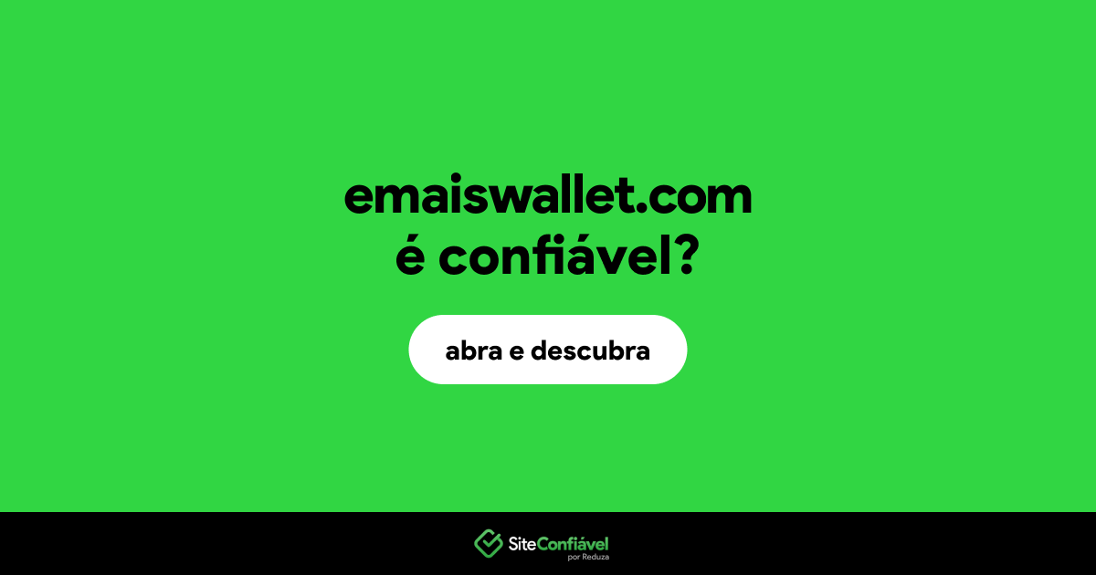 O site emaiswallet.com é confiável?