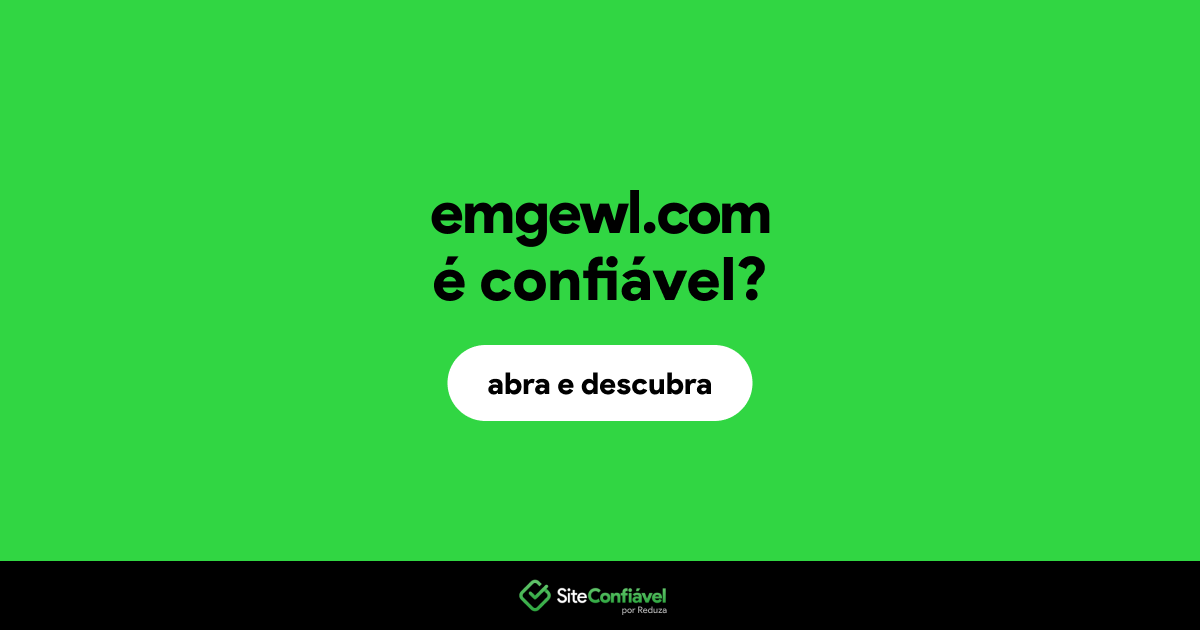 O site emgewl.com é confiável?