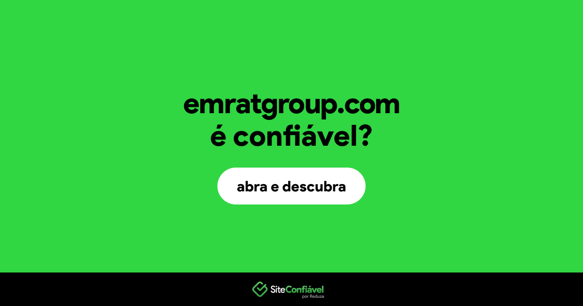 O site emratgroup.com é confiável?