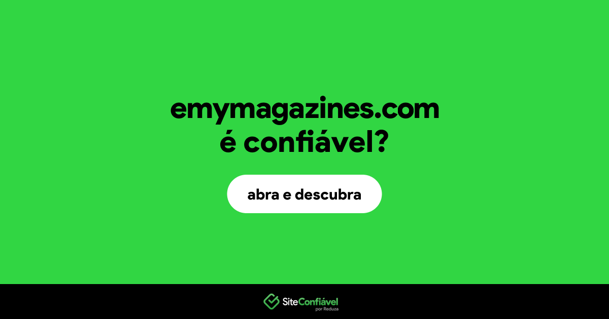 O site emymagazines.com é confiável?