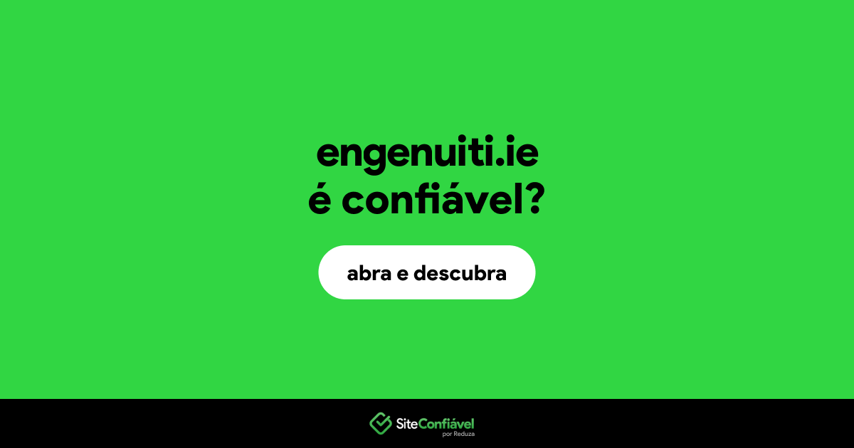 O site engenuiti.ie é confiável?