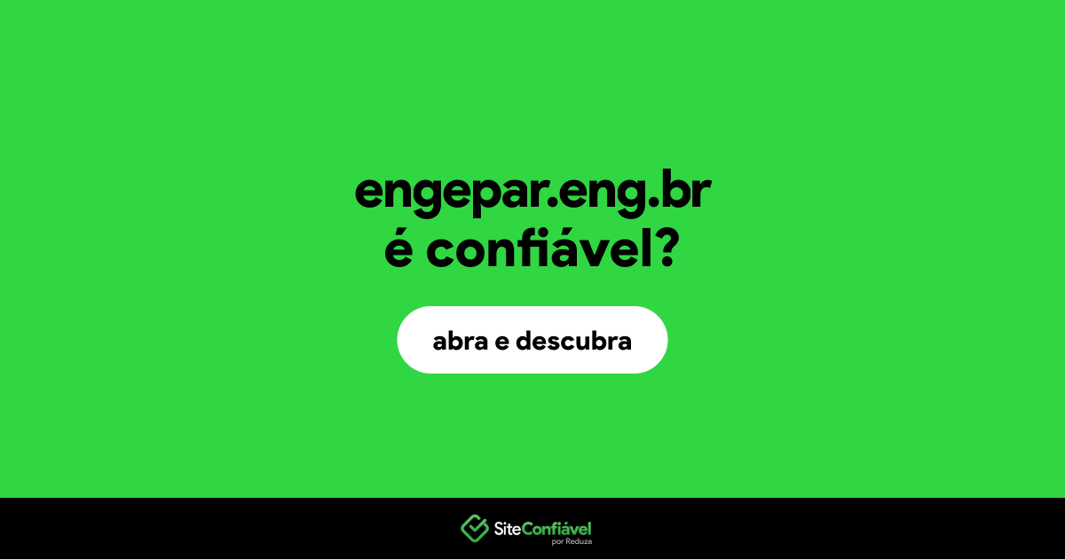 O site engepar.eng.br é confiável?