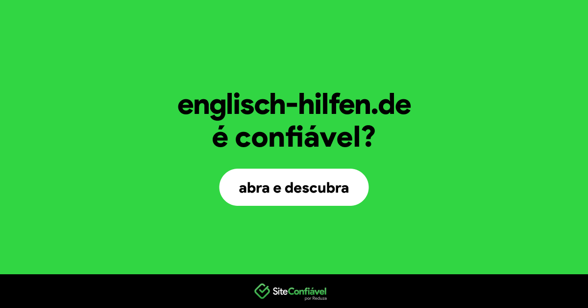 O site englisch-hilfen.de é confiável?