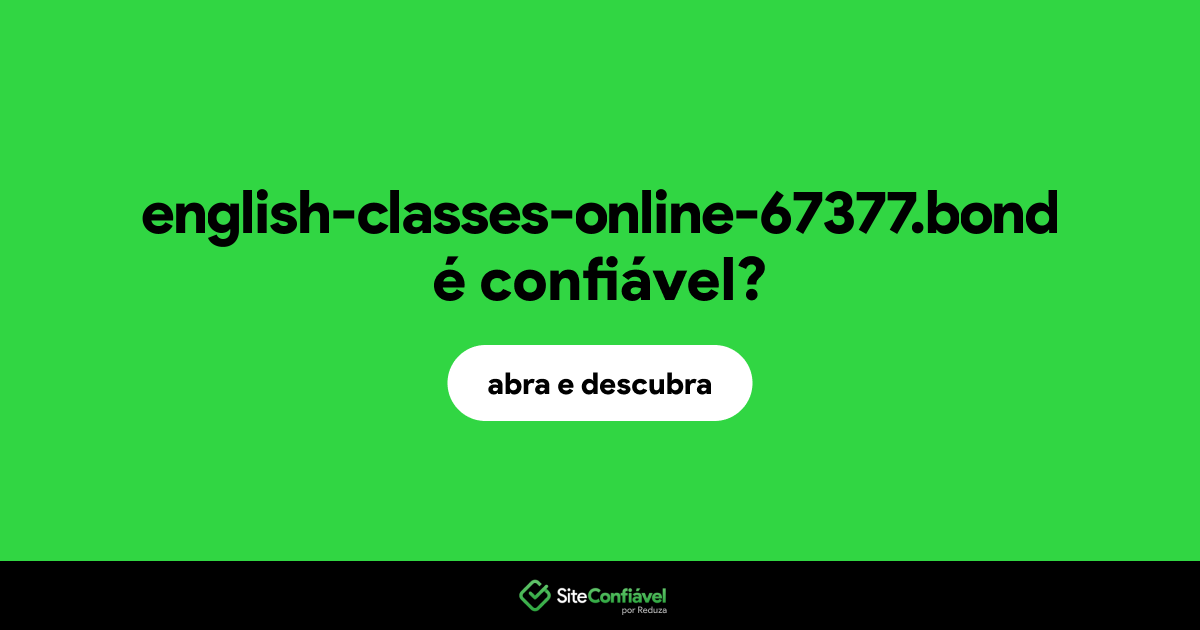 O site english-classes-online-67377.bond é confiável?