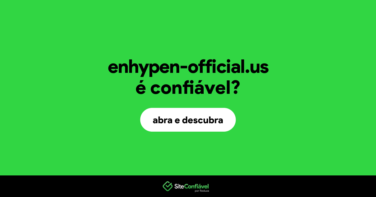 O site enhypen-official.us é confiável?