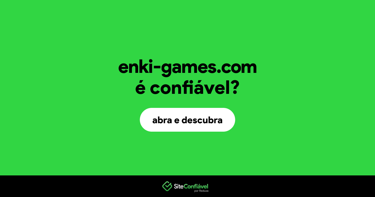 O site enki-games.com é confiável?
