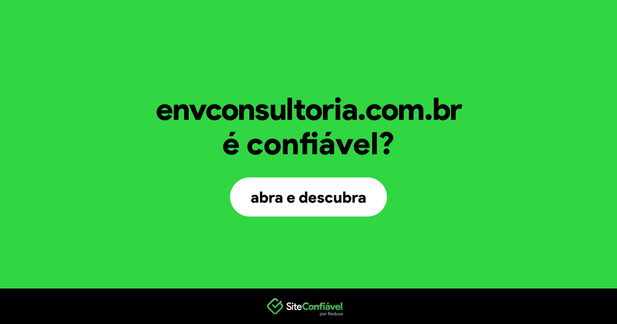 O site envconsultoria.com.br é confiável?