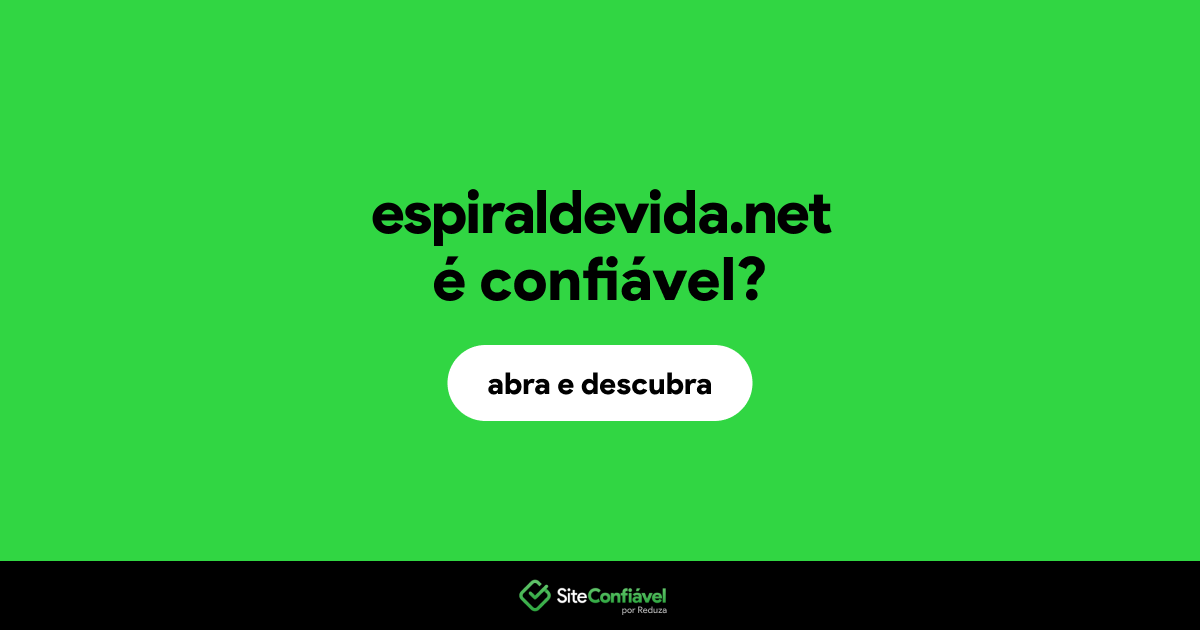 O site espiraldevida.net é confiável?