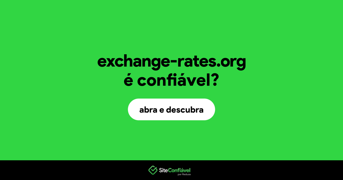 O site exchange-rates.org é confiável?