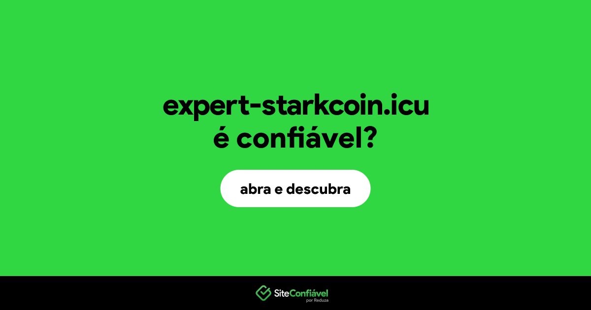O site expert-starkcoin.icu é confiável?