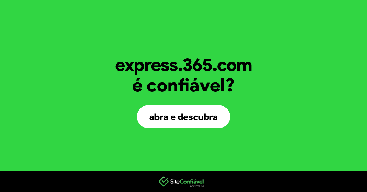 O site express.365.com é confiável?