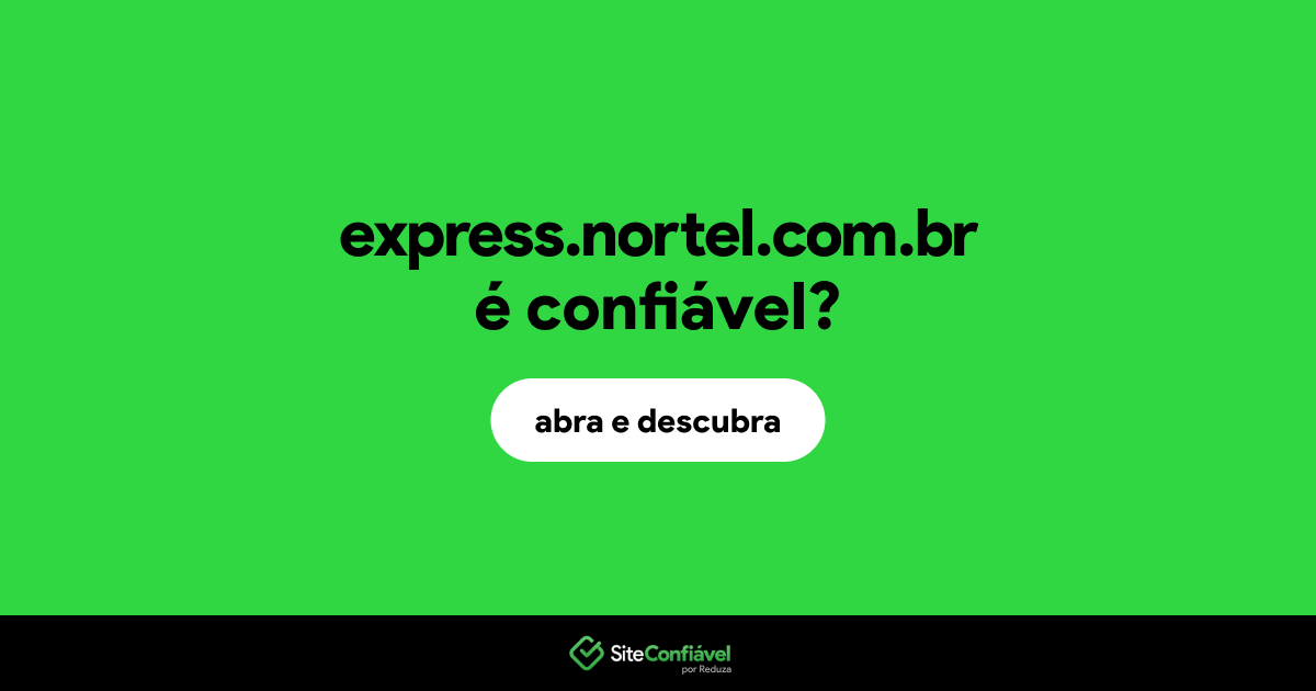 O site express.nortel.com.br é confiável?
