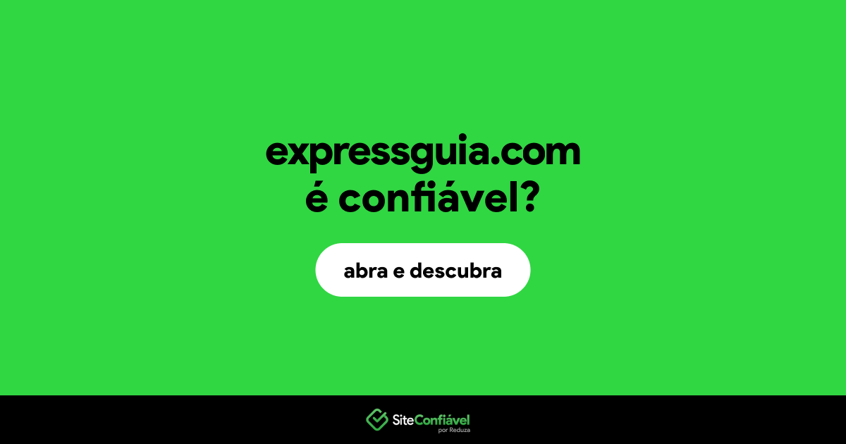 O site expressguia.com é confiável?
