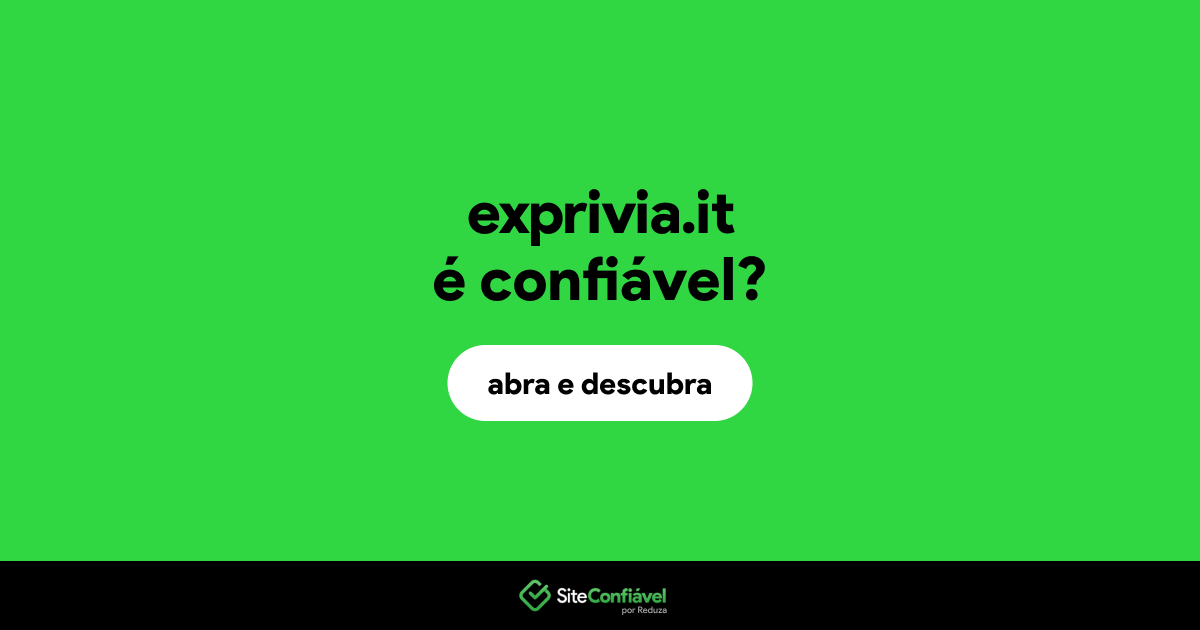 O site exprivia.it é confiável?
