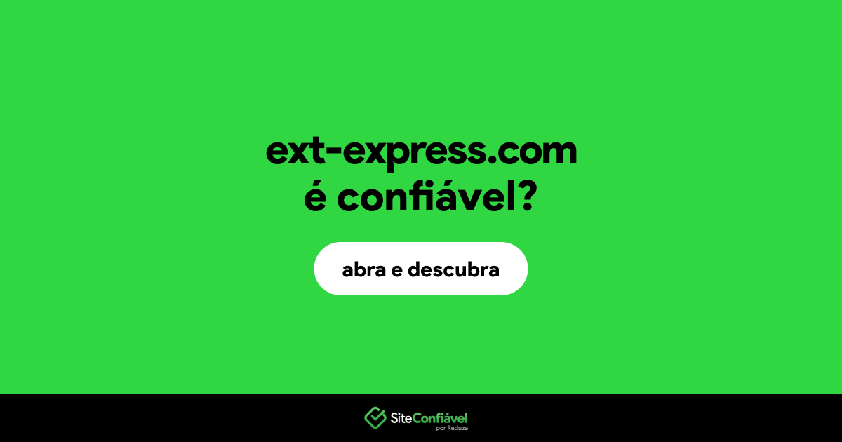 O site ext-express.com é confiável?