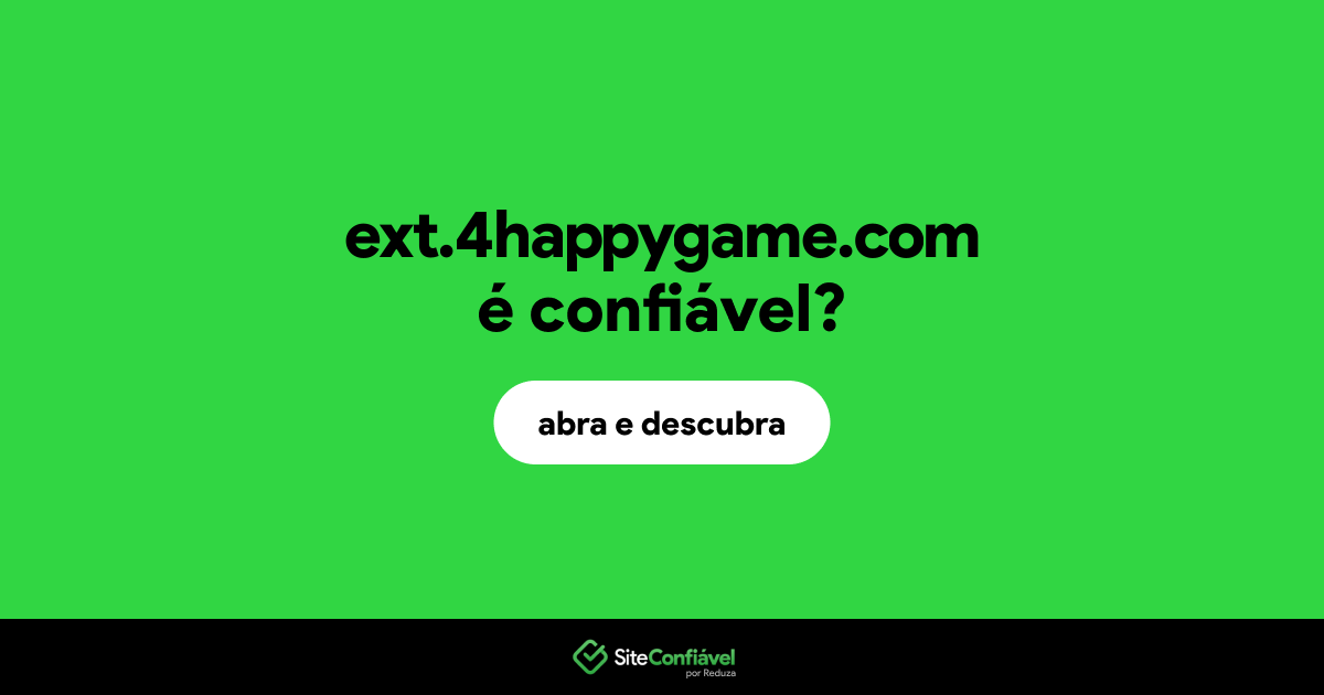 O site ext.4happygame.com é confiável?